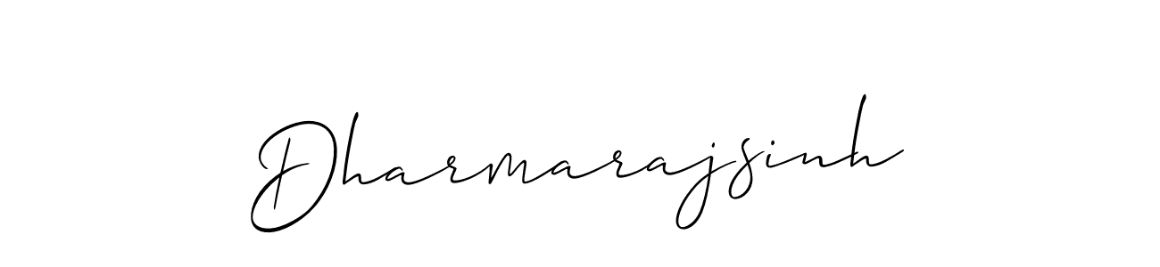 How to make Dharmarajsinh name signature. Use Allison_Script style for creating short signs online. This is the latest handwritten sign. Dharmarajsinh signature style 2 images and pictures png