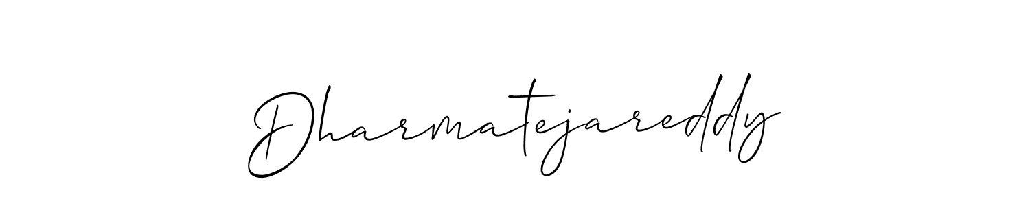 Design your own signature with our free online signature maker. With this signature software, you can create a handwritten (Allison_Script) signature for name Dharmatejareddy. Dharmatejareddy signature style 2 images and pictures png