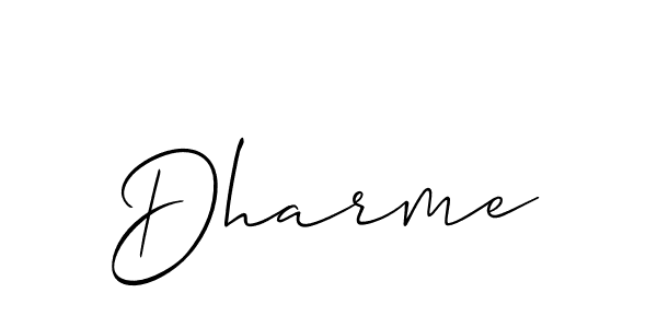 if you are searching for the best signature style for your name Dharme. so please give up your signature search. here we have designed multiple signature styles  using Allison_Script. Dharme signature style 2 images and pictures png