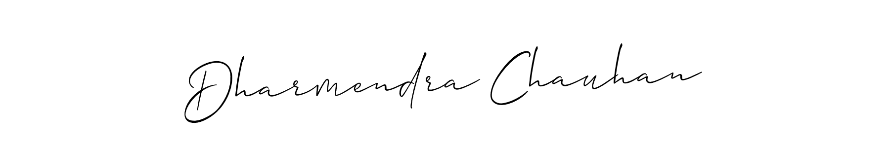 if you are searching for the best signature style for your name Dharmendra Chauhan. so please give up your signature search. here we have designed multiple signature styles  using Allison_Script. Dharmendra Chauhan signature style 2 images and pictures png