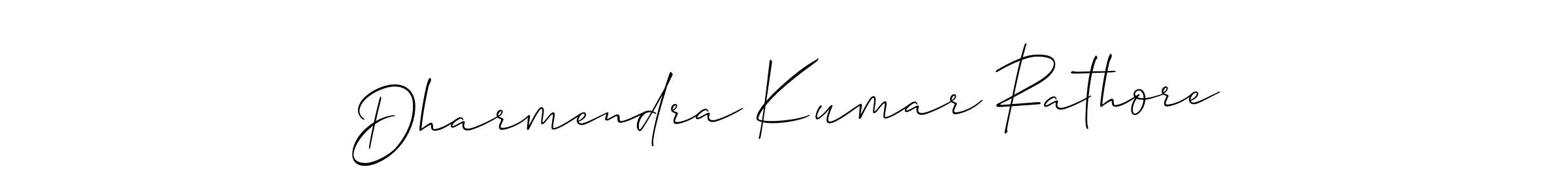 Also we have Dharmendra Kumar Rathore name is the best signature style. Create professional handwritten signature collection using Allison_Script autograph style. Dharmendra Kumar Rathore signature style 2 images and pictures png
