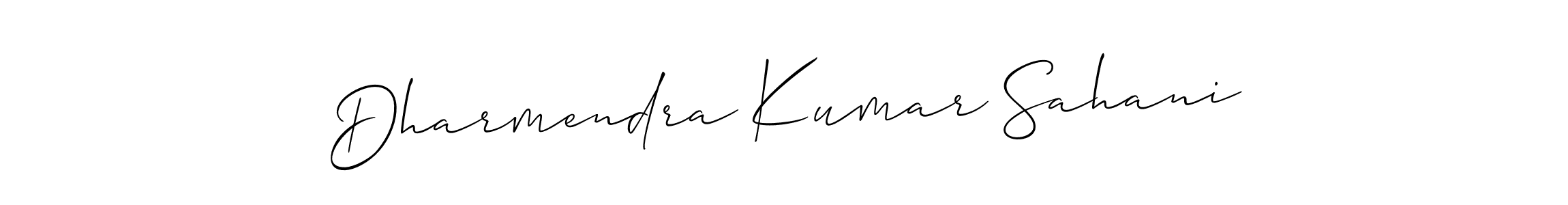 Make a beautiful signature design for name Dharmendra Kumar Sahani. Use this online signature maker to create a handwritten signature for free. Dharmendra Kumar Sahani signature style 2 images and pictures png