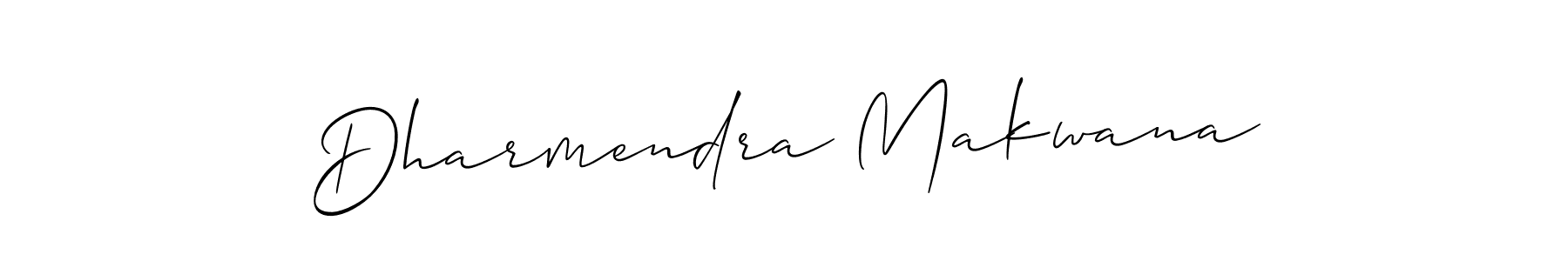 How to Draw Dharmendra Makwana signature style? Allison_Script is a latest design signature styles for name Dharmendra Makwana. Dharmendra Makwana signature style 2 images and pictures png