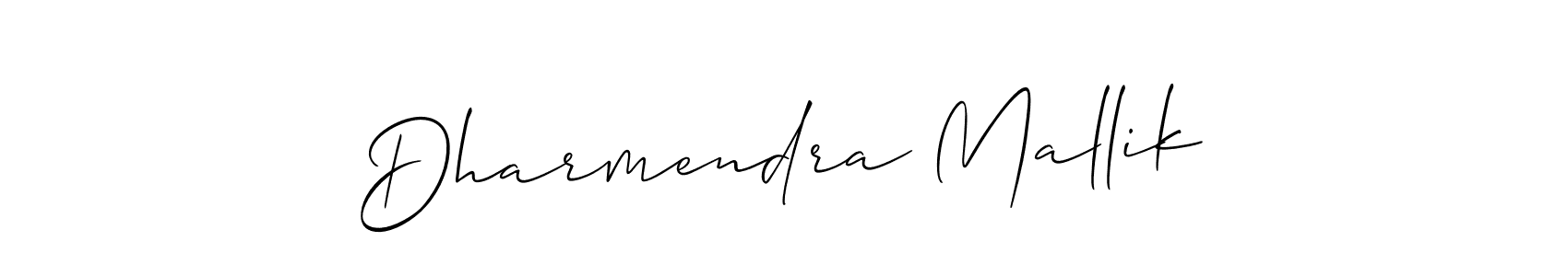 Design your own signature with our free online signature maker. With this signature software, you can create a handwritten (Allison_Script) signature for name Dharmendra Mallik. Dharmendra Mallik signature style 2 images and pictures png