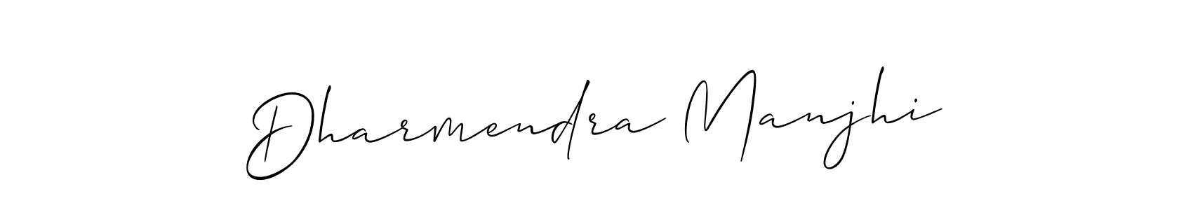 You should practise on your own different ways (Allison_Script) to write your name (Dharmendra Manjhi) in signature. don't let someone else do it for you. Dharmendra Manjhi signature style 2 images and pictures png