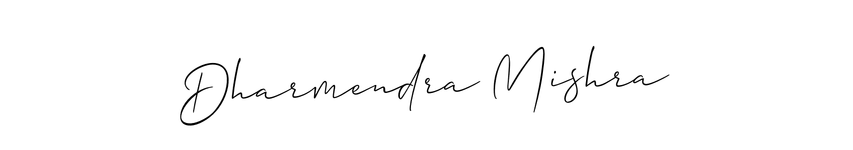 The best way (Allison_Script) to make a short signature is to pick only two or three words in your name. The name Dharmendra Mishra include a total of six letters. For converting this name. Dharmendra Mishra signature style 2 images and pictures png