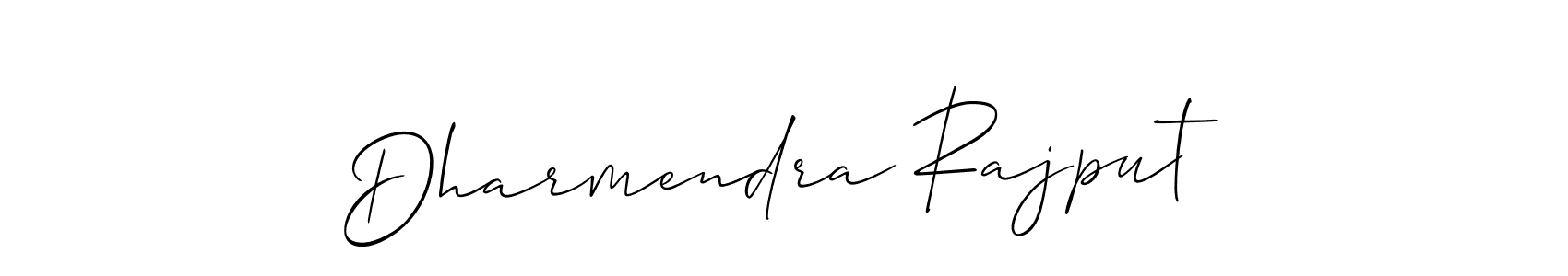 Use a signature maker to create a handwritten signature online. With this signature software, you can design (Allison_Script) your own signature for name Dharmendra Rajput. Dharmendra Rajput signature style 2 images and pictures png