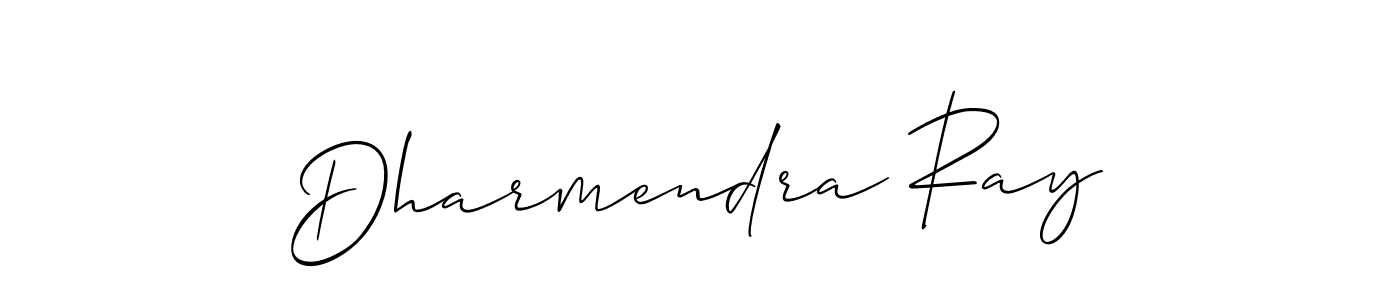 Make a beautiful signature design for name Dharmendra Ray. With this signature (Allison_Script) style, you can create a handwritten signature for free. Dharmendra Ray signature style 2 images and pictures png