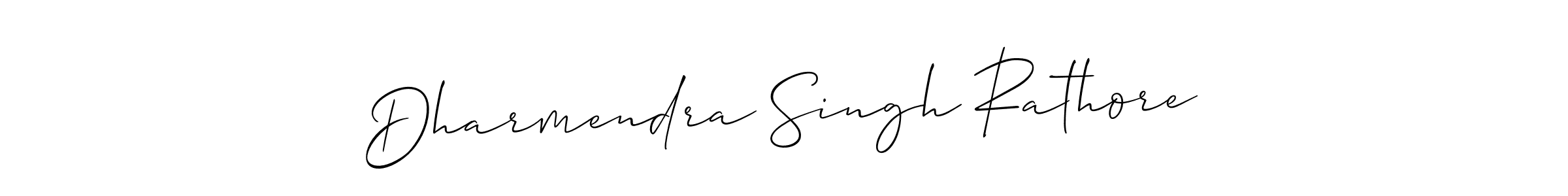 Make a beautiful signature design for name Dharmendra Singh Rathore. With this signature (Allison_Script) style, you can create a handwritten signature for free. Dharmendra Singh Rathore signature style 2 images and pictures png