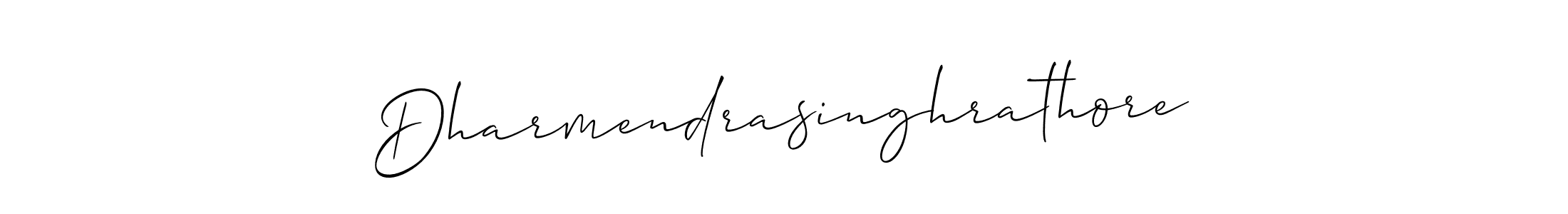 Use a signature maker to create a handwritten signature online. With this signature software, you can design (Allison_Script) your own signature for name Dharmendrasinghrathore. Dharmendrasinghrathore signature style 2 images and pictures png