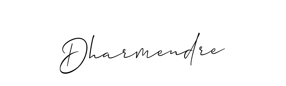 Make a beautiful signature design for name Dharmendre. With this signature (Allison_Script) style, you can create a handwritten signature for free. Dharmendre signature style 2 images and pictures png