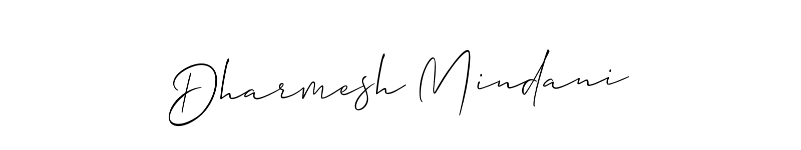 if you are searching for the best signature style for your name Dharmesh Mindani. so please give up your signature search. here we have designed multiple signature styles  using Allison_Script. Dharmesh Mindani signature style 2 images and pictures png