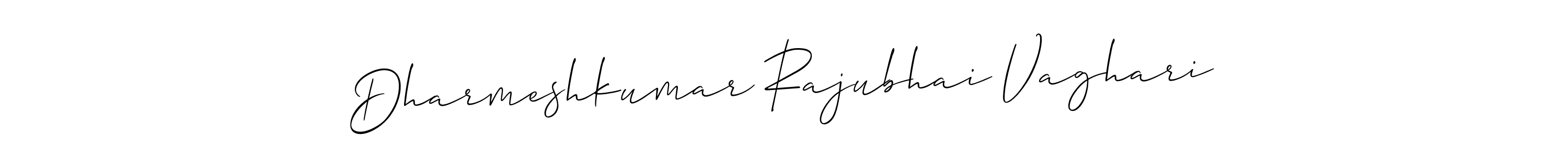 It looks lik you need a new signature style for name Dharmeshkumar Rajubhai Vaghari. Design unique handwritten (Allison_Script) signature with our free signature maker in just a few clicks. Dharmeshkumar Rajubhai Vaghari signature style 2 images and pictures png