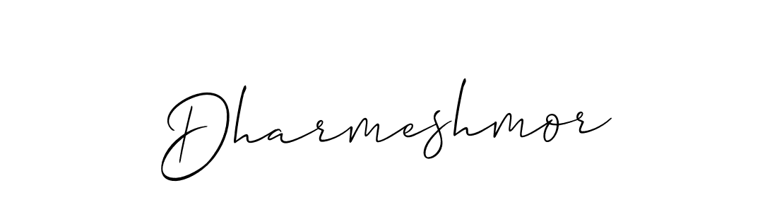 It looks lik you need a new signature style for name Dharmeshmor. Design unique handwritten (Allison_Script) signature with our free signature maker in just a few clicks. Dharmeshmor signature style 2 images and pictures png