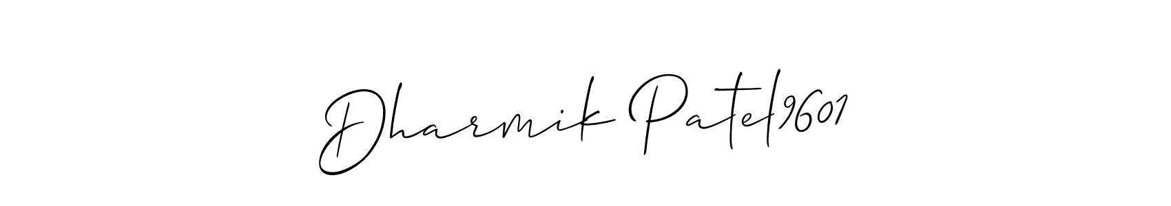 Dharmik Patel9601 stylish signature style. Best Handwritten Sign (Allison_Script) for my name. Handwritten Signature Collection Ideas for my name Dharmik Patel9601. Dharmik Patel9601 signature style 2 images and pictures png