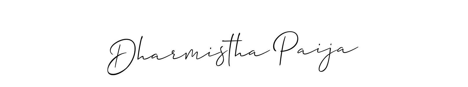 Once you've used our free online signature maker to create your best signature Allison_Script style, it's time to enjoy all of the benefits that Dharmistha Paija name signing documents. Dharmistha Paija signature style 2 images and pictures png