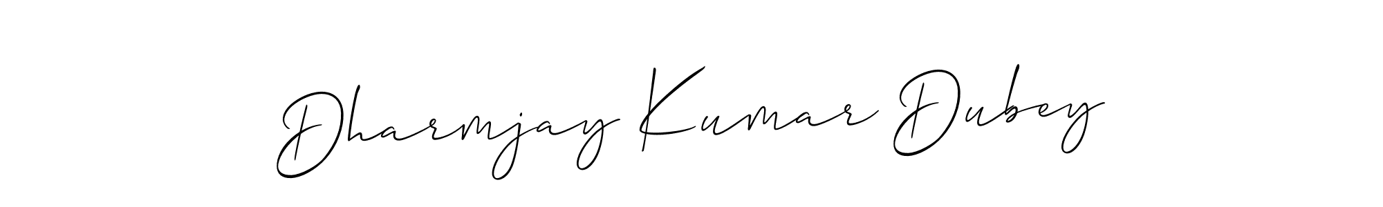 Similarly Allison_Script is the best handwritten signature design. Signature creator online .You can use it as an online autograph creator for name Dharmjay Kumar Dubey. Dharmjay Kumar Dubey signature style 2 images and pictures png