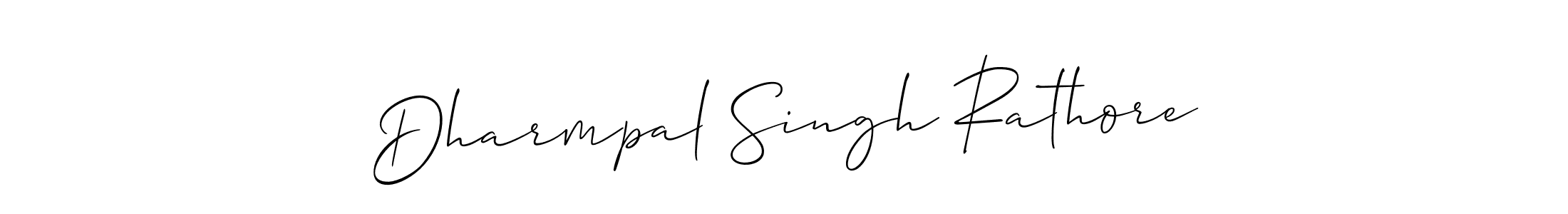 How to make Dharmpal Singh Rathore signature? Allison_Script is a professional autograph style. Create handwritten signature for Dharmpal Singh Rathore name. Dharmpal Singh Rathore signature style 2 images and pictures png