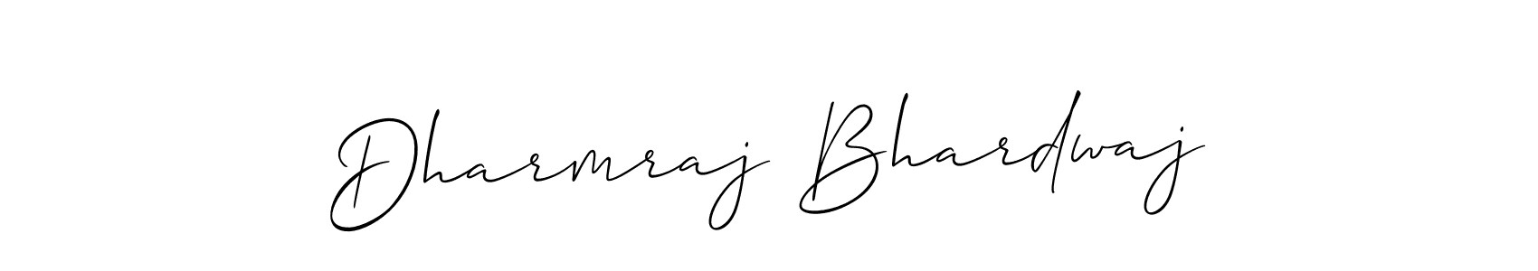 Use a signature maker to create a handwritten signature online. With this signature software, you can design (Allison_Script) your own signature for name Dharmraj Bhardwaj. Dharmraj Bhardwaj signature style 2 images and pictures png