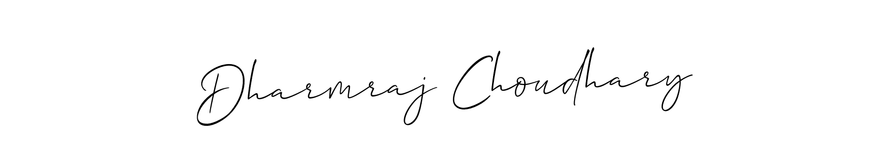 How to Draw Dharmraj Choudhary signature style? Allison_Script is a latest design signature styles for name Dharmraj Choudhary. Dharmraj Choudhary signature style 2 images and pictures png