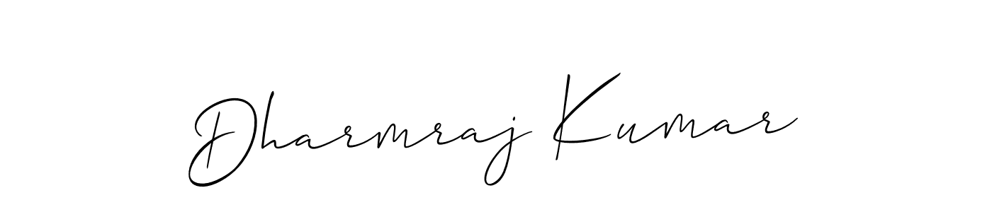 if you are searching for the best signature style for your name Dharmraj Kumar. so please give up your signature search. here we have designed multiple signature styles  using Allison_Script. Dharmraj Kumar signature style 2 images and pictures png
