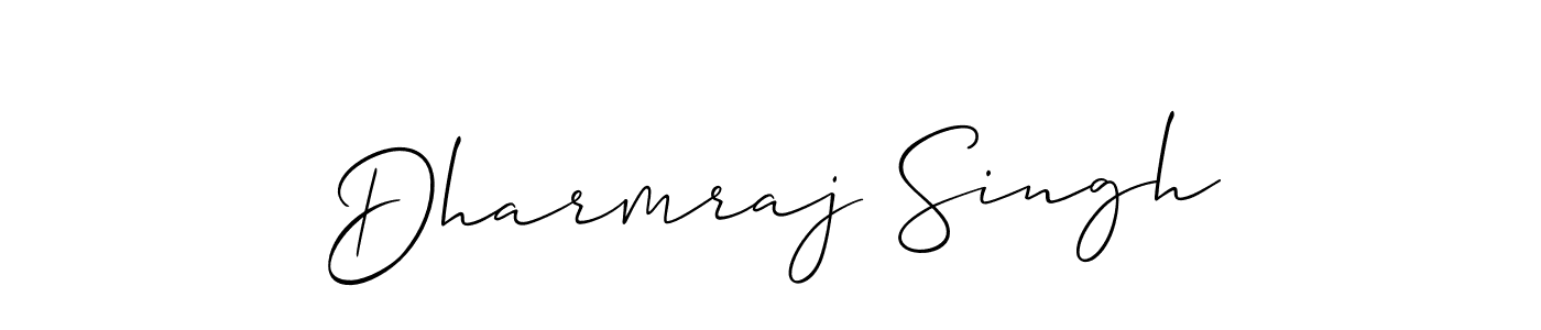 Create a beautiful signature design for name Dharmraj Singh. With this signature (Allison_Script) fonts, you can make a handwritten signature for free. Dharmraj Singh signature style 2 images and pictures png