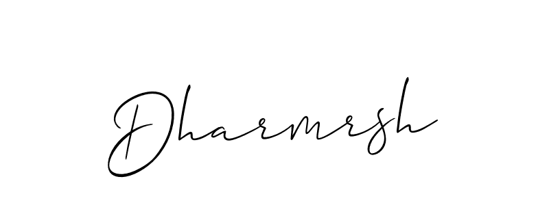 Design your own signature with our free online signature maker. With this signature software, you can create a handwritten (Allison_Script) signature for name Dharmrsh. Dharmrsh signature style 2 images and pictures png