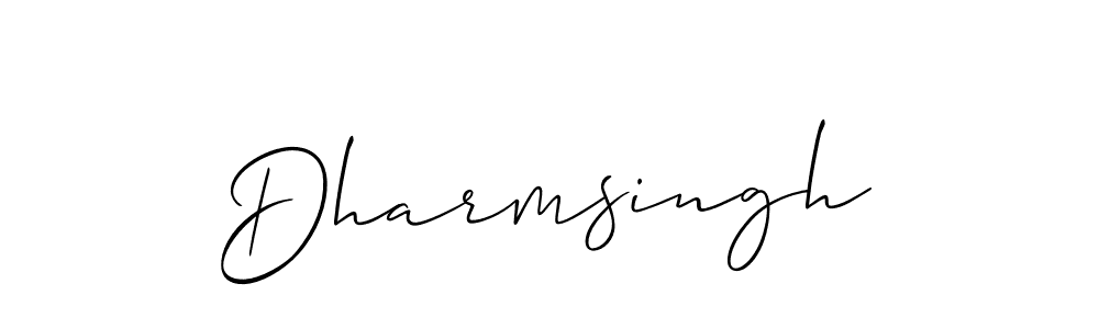 Design your own signature with our free online signature maker. With this signature software, you can create a handwritten (Allison_Script) signature for name Dharmsingh. Dharmsingh signature style 2 images and pictures png