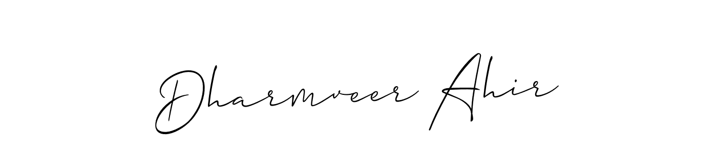 This is the best signature style for the Dharmveer Ahir name. Also you like these signature font (Allison_Script). Mix name signature. Dharmveer Ahir signature style 2 images and pictures png