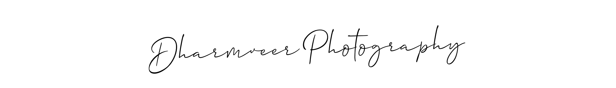 Dharmveer Photography stylish signature style. Best Handwritten Sign (Allison_Script) for my name. Handwritten Signature Collection Ideas for my name Dharmveer Photography. Dharmveer Photography signature style 2 images and pictures png