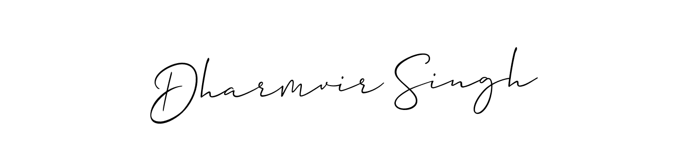 Make a beautiful signature design for name Dharmvir Singh. With this signature (Allison_Script) style, you can create a handwritten signature for free. Dharmvir Singh signature style 2 images and pictures png