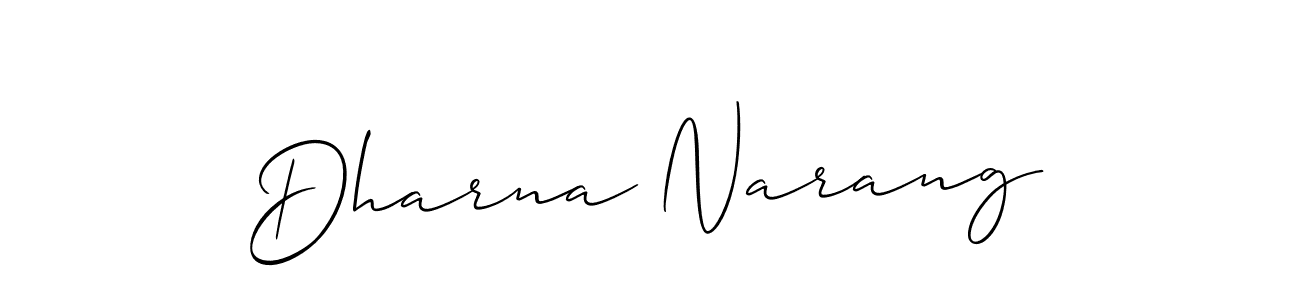 How to Draw Dharna Narang signature style? Allison_Script is a latest design signature styles for name Dharna Narang. Dharna Narang signature style 2 images and pictures png