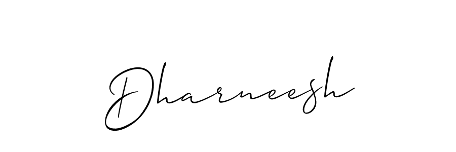 Also You can easily find your signature by using the search form. We will create Dharneesh name handwritten signature images for you free of cost using Allison_Script sign style. Dharneesh signature style 2 images and pictures png