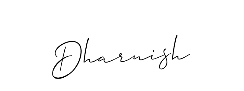 You should practise on your own different ways (Allison_Script) to write your name (Dharnish) in signature. don't let someone else do it for you. Dharnish signature style 2 images and pictures png