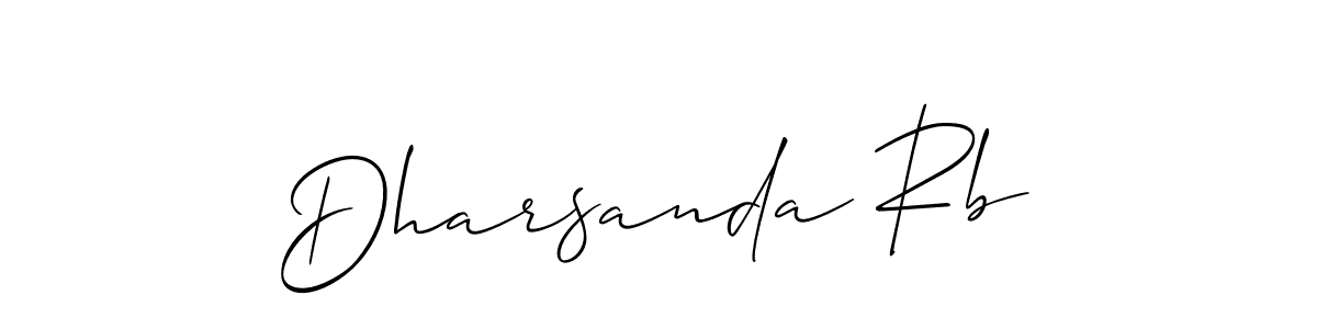 You can use this online signature creator to create a handwritten signature for the name Dharsanda Rb. This is the best online autograph maker. Dharsanda Rb signature style 2 images and pictures png