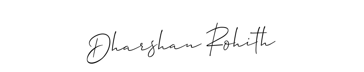 Similarly Allison_Script is the best handwritten signature design. Signature creator online .You can use it as an online autograph creator for name Dharshan Rohith. Dharshan Rohith signature style 2 images and pictures png