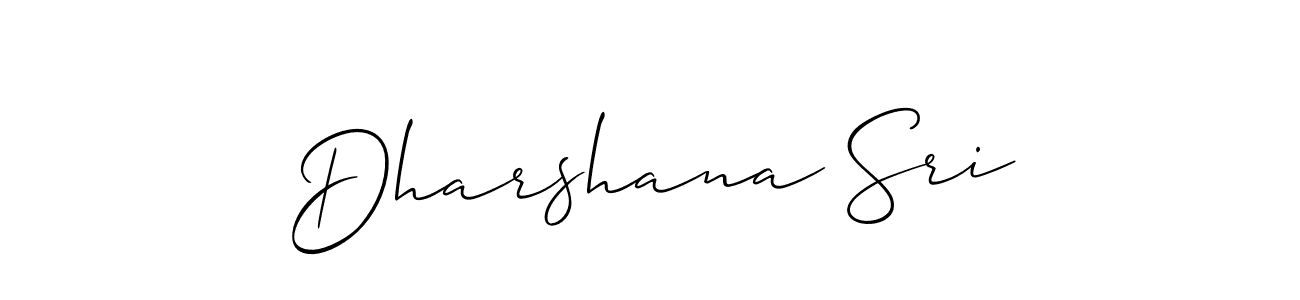 You should practise on your own different ways (Allison_Script) to write your name (Dharshana Sri) in signature. don't let someone else do it for you. Dharshana Sri signature style 2 images and pictures png