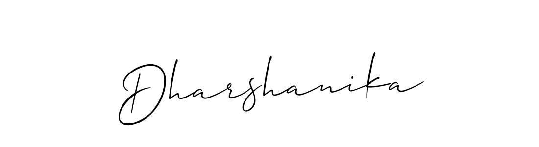 Best and Professional Signature Style for Dharshanika. Allison_Script Best Signature Style Collection. Dharshanika signature style 2 images and pictures png