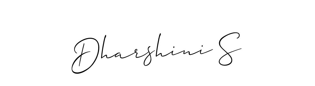 Best and Professional Signature Style for Dharshini S. Allison_Script Best Signature Style Collection. Dharshini S signature style 2 images and pictures png