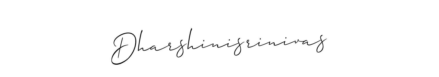 It looks lik you need a new signature style for name Dharshinisrinivas. Design unique handwritten (Allison_Script) signature with our free signature maker in just a few clicks. Dharshinisrinivas signature style 2 images and pictures png