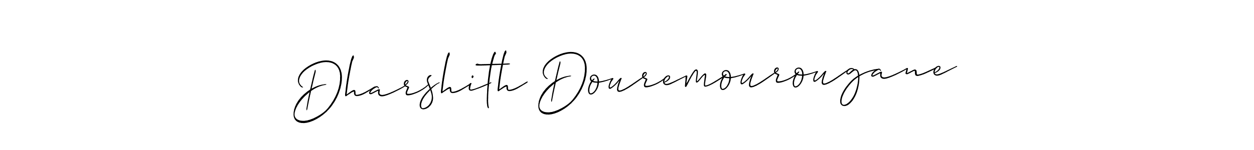 if you are searching for the best signature style for your name Dharshith Douremourougane. so please give up your signature search. here we have designed multiple signature styles  using Allison_Script. Dharshith Douremourougane signature style 2 images and pictures png