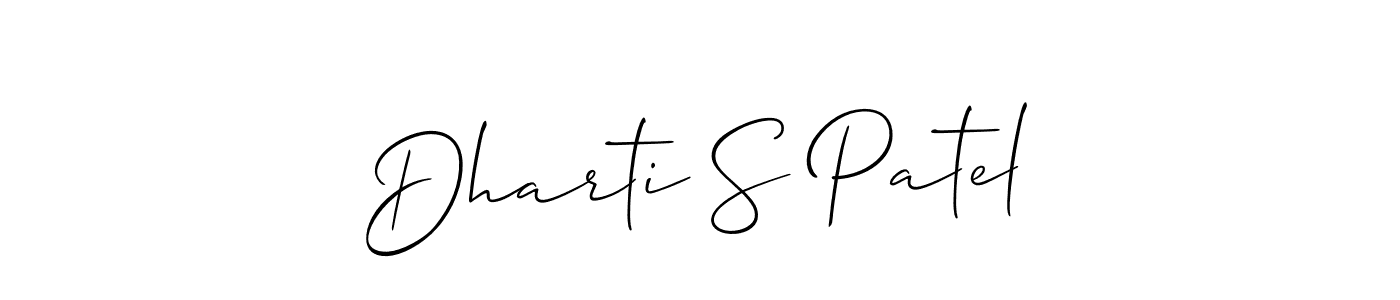 Make a beautiful signature design for name Dharti S Patel. Use this online signature maker to create a handwritten signature for free. Dharti S Patel signature style 2 images and pictures png