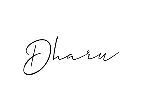 Once you've used our free online signature maker to create your best signature Allison_Script style, it's time to enjoy all of the benefits that Dharu name signing documents. Dharu signature style 2 images and pictures png