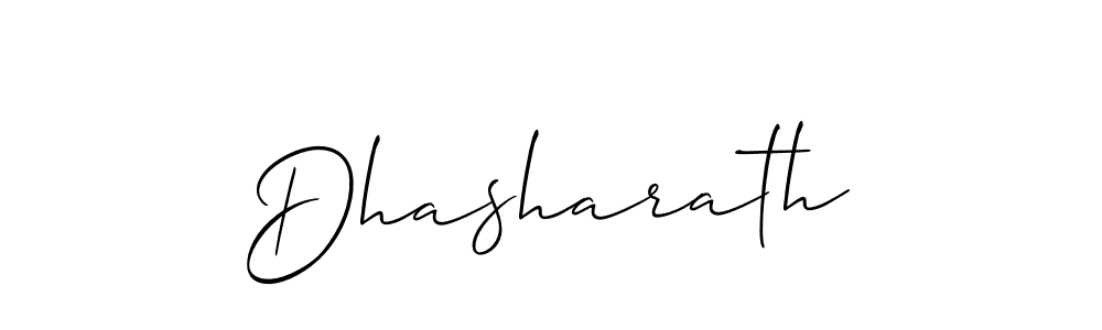 Make a beautiful signature design for name Dhasharath. With this signature (Allison_Script) style, you can create a handwritten signature for free. Dhasharath signature style 2 images and pictures png