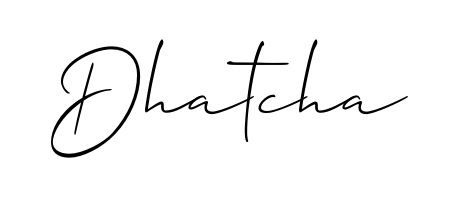Practice writing Dhatcha with the flow of Allison_Script lettering. A fantastic source of inspiration for developing your personal signature style. Dhatcha signature style 2 images and pictures png