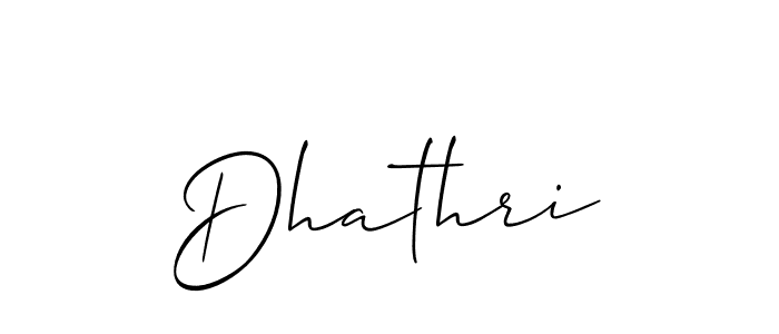 You should practise on your own different ways (Allison_Script) to write your name (Dhathri) in signature. don't let someone else do it for you. Dhathri signature style 2 images and pictures png