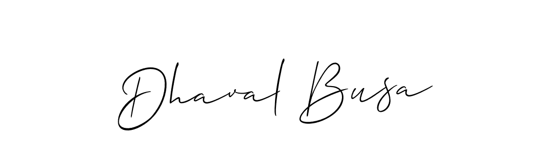 Make a short Dhaval Busa signature style. Manage your documents anywhere anytime using Allison_Script. Create and add eSignatures, submit forms, share and send files easily. Dhaval Busa signature style 2 images and pictures png