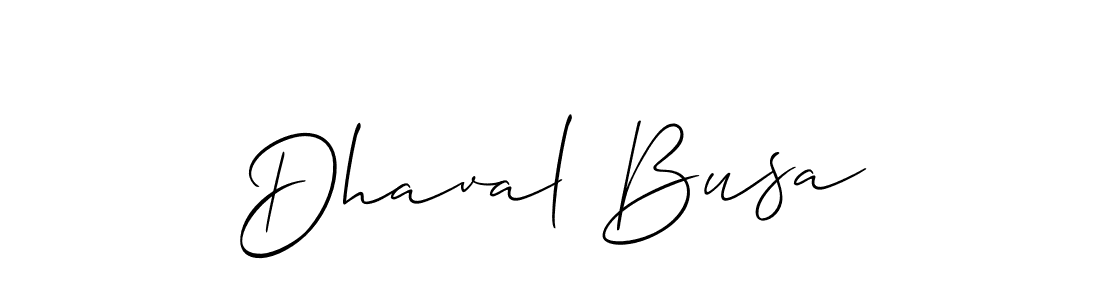 Make a short Dhaval Busa signature style. Manage your documents anywhere anytime using Allison_Script. Create and add eSignatures, submit forms, share and send files easily. Dhaval Busa signature style 2 images and pictures png