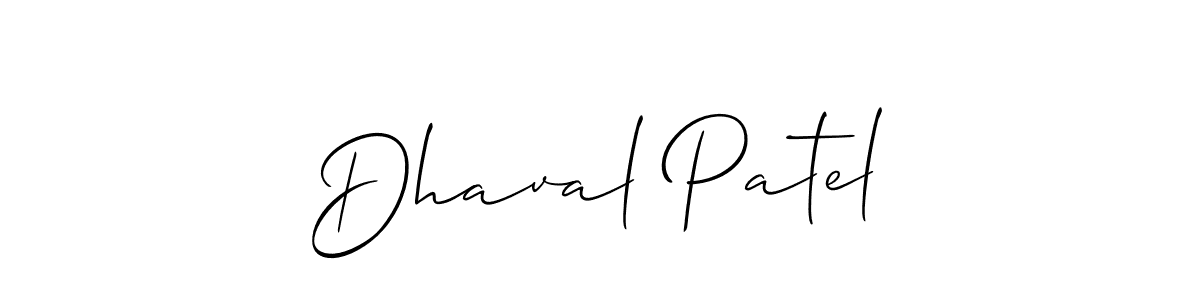 Also You can easily find your signature by using the search form. We will create Dhaval Patel name handwritten signature images for you free of cost using Allison_Script sign style. Dhaval Patel signature style 2 images and pictures png