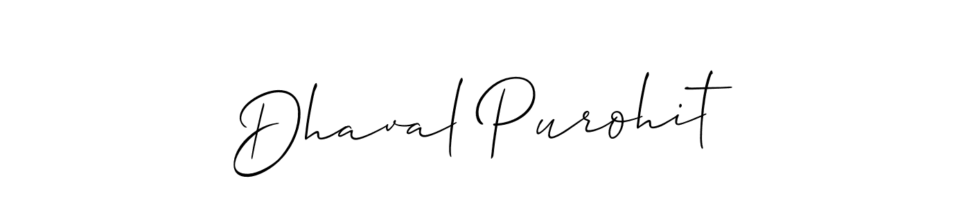 Make a short Dhaval Purohit signature style. Manage your documents anywhere anytime using Allison_Script. Create and add eSignatures, submit forms, share and send files easily. Dhaval Purohit signature style 2 images and pictures png